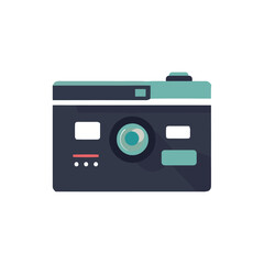Modern camera symbolizes technology in photography design