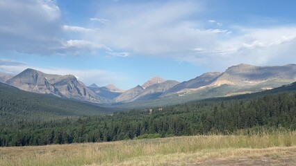 panorama of the mountains