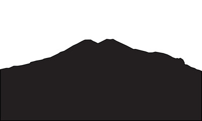 Mount Elbrus silhouette