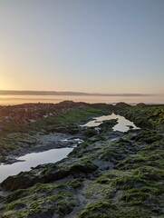 beautiful sunset over the ocean, sunset on the beach, breathtaking sunset ocean, sunset over the sea