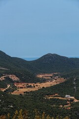 Fototapeta premium view from the top of the mountain