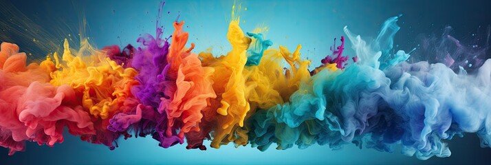 Fototapeta na wymiar Explosion of colors