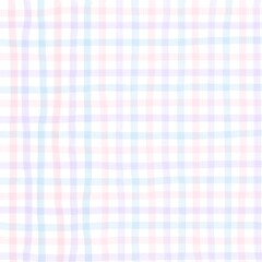 Pink Purple Blue Gingham Check Hand Drawn Background