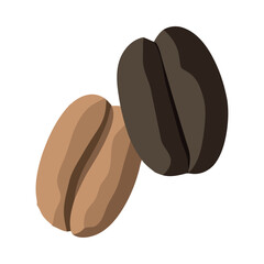 Gourmet coffee bean symbolizes freshness and aroma