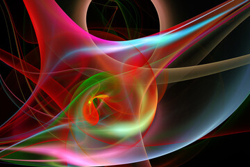 Abstract fractal background