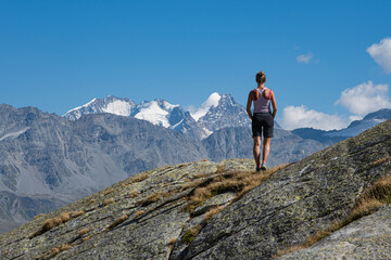 A look towards Piz Bernina