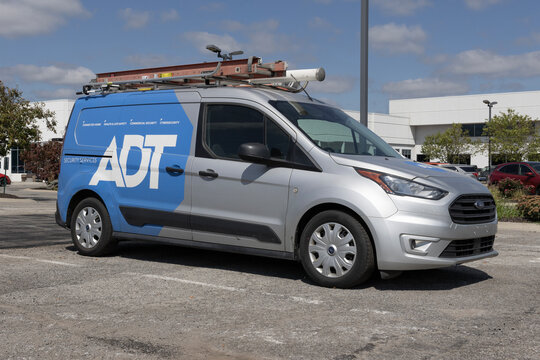 ADT installation van. ADT provides residential, small and large business electronic security and fire protection.