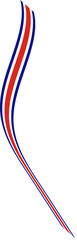 Costa Rica Flag Ribbon