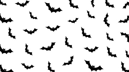 Bats with transparent background. Halloween bats without background. Halloween decoration with transparent background. Bats flying without bottom.