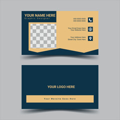 corporate modern and simple business card design Double-sided creative business card Business card design template, Clean professional business card template, visiting card, business card template