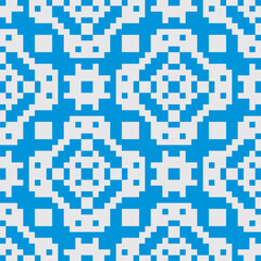 Pixel abstract pattern