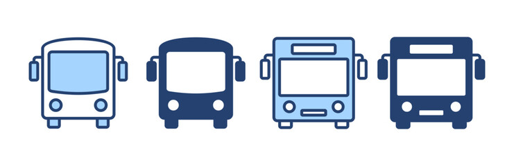 Bus icon vector. bus sign and symbol
