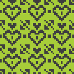 Pixel abstract pattern