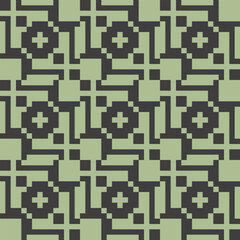 Pixel abstract pattern