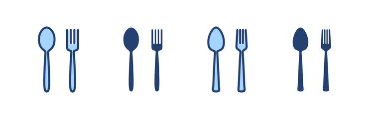 spoon and fork icon vector. spoon, fork and knife icon vector. restaurant sign and symbol