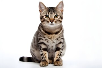 Obraz premium shorthair cat isolated on white