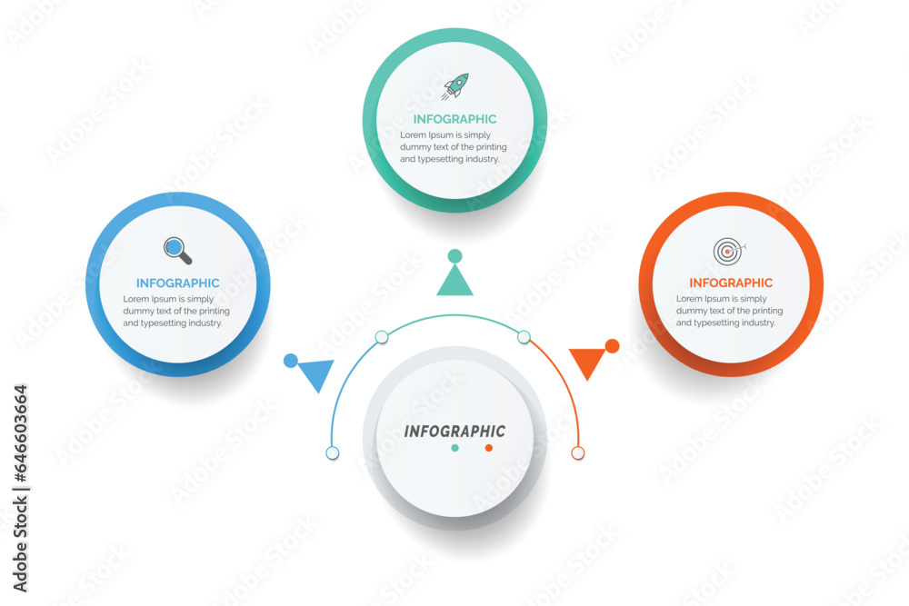 Poster business data visualization. process chart. abstract elements of graph, diagram with 4 steps, option