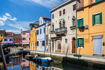 Fototapeta na wymiar Burano Venice Italy
