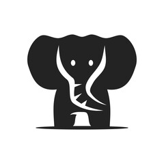 elephant logo template Isolated. Brand Identity. Icon Abstract Vector graphic