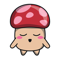 Mushroom Character Illustration