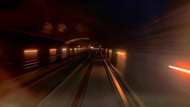 POV ride on the metro - the subway of Paris - travel photography