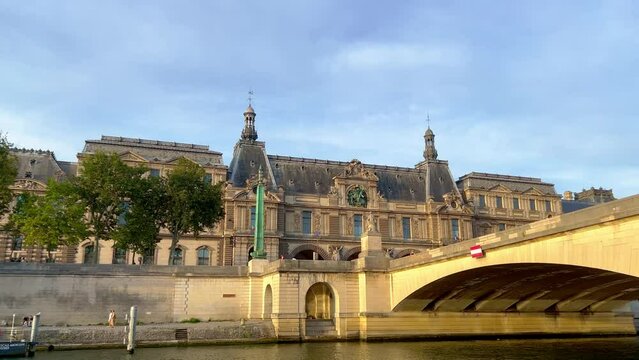 Famous Louvre district in Paris - travel photography