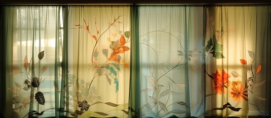 Decorative fabric used to cover windows and enhance the interior.