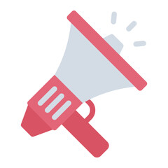 Marketing advertising flat icon