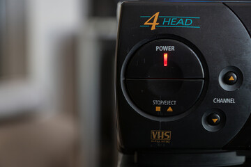 vcr front panel