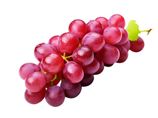 Fototapeta premium red grapes isolated on white