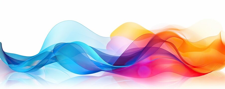 free photos the surface of the water is rainbow colored background. generative AI