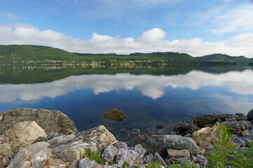 lake in the mountains