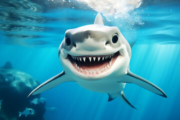 shark, great shark, villan shark