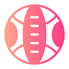 medicine ball gradient icon