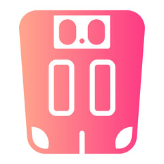 weight scale gradient icon