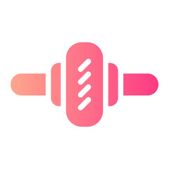 roller gradient icon