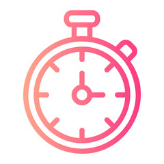 stopwatch gradient icon