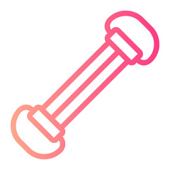 chest expander gradient icon