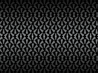 Black metal texture steel background. Perforated metal sheet.