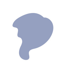 Blue abstract shapes vector 