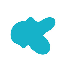 Blue abstract shapes vector 