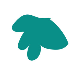 Blue abstract shapes vector 