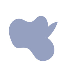 Blue abstract shapes vector 