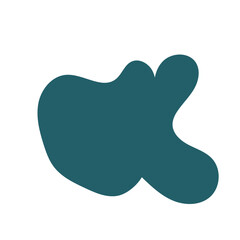 Blue abstract shapes vector 