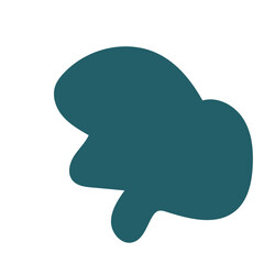 Blue abstract shapes vector 