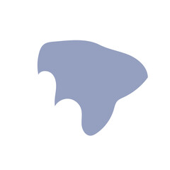 Blue abstract shapes vector 