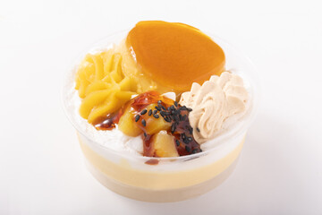 蜜いもプリンアラモード