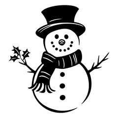 Snowman vector illustration