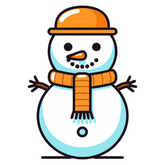 Snowman vector illustration