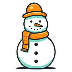 Snowman vector illustration